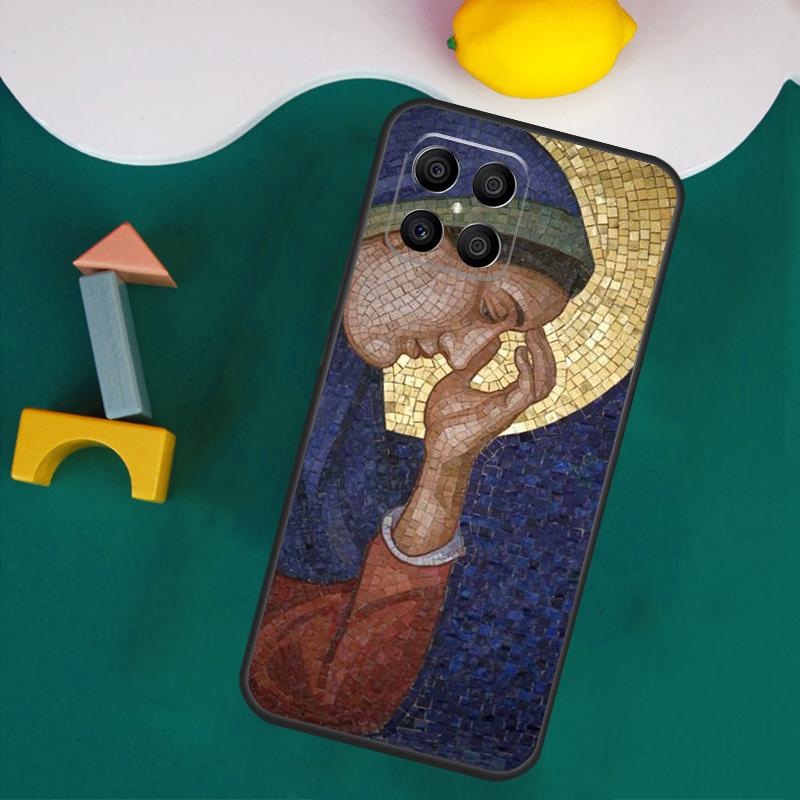 Чехол со Святой Девой для Honor 200 Pro 50 70 90 X9a X8a X8 X9 X8b X9c X9b Honor Magic 7 Lite 5 6 Pro