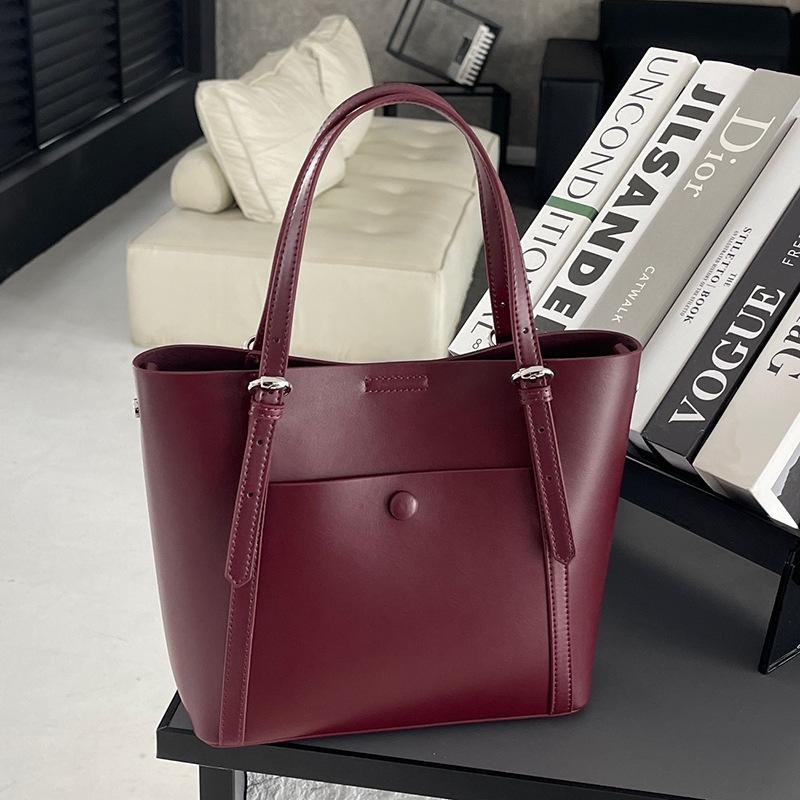 Женская сумка из натуральной кожи, небольшая, в стиле люкс, простая, повседневная, через плечо