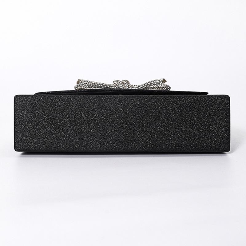 Новая Банкетная Клатч-Сумка Высокого Качества Универсальная Ромбовидная Цепочка-Бант Сумка Через Плечо для Вечернего Платья
