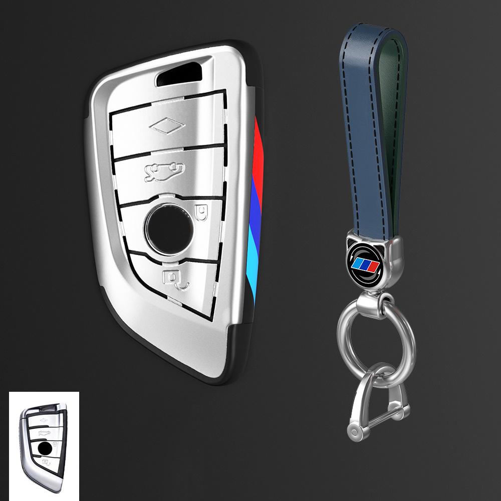 Carbon Fiber Key Case Cover for BMW X1 X3 X5 X6 F15 F16 G30 7 Series 525 F30 118i 218i G11 F48 F39 520