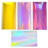 Yousheng Shiny Disposable Lasers Rectangle Tablecloth Colorful Holographic Foil Design Table Cover Party Supplies