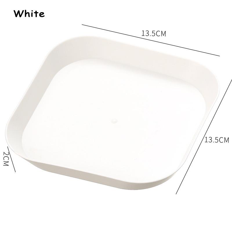 Пластиковая тарелка в скандинавском стиле для ужина, костяная тарелка, квадратная костяная тарелка для вертела, торта, фруктов, закуски, маленькая тарелка, кухонные принадлежности