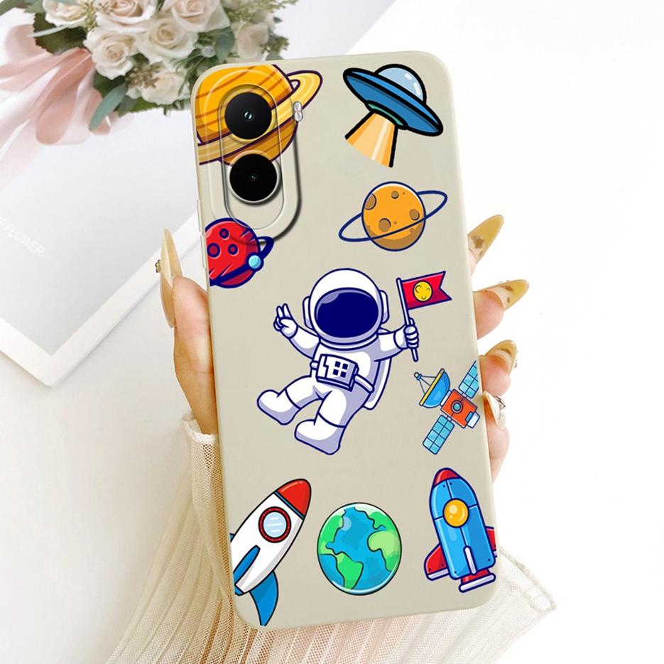 Чехол для Xiaomi Poco M7 Plus PocoM7 4G Красивая Девушка Подсолнух Расписной Чехол для Телефона Для Xiaomi Poco M7 Pro PocoM7 Plus 5G Мягкие Fundas