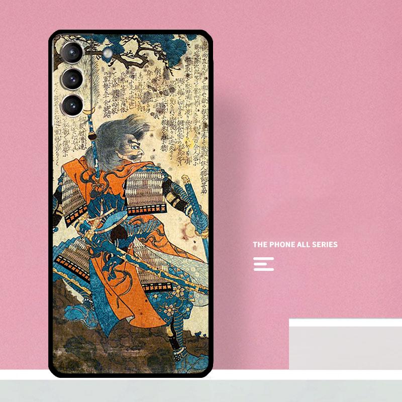 Японское искусство Самураев Чехол для телефона Для Samsung Galaxy S24 S26 Ultra S20 S21 S22 S23 S25 Plus S10 S25 FE Чехол Coque