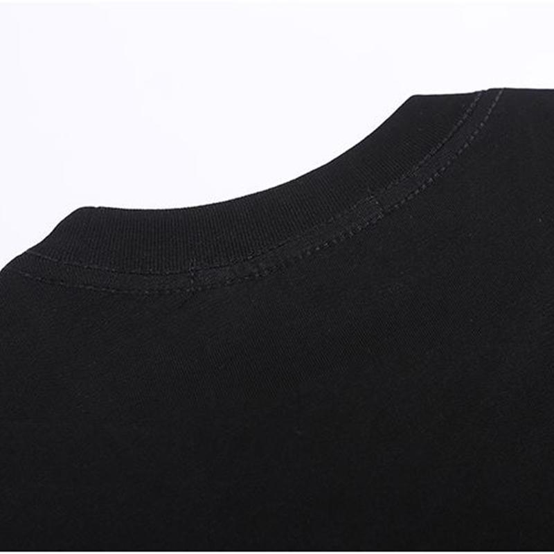Streetwear Танцующие Тени Графическая Футболка Хлопковая Футболка Унисекс Топы Футболки Летняя Футболка с Коротким Рукавом