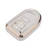 Kinotaka TPU 3-button smart key case for Toyota vehicles 200 series Hiace Regius Ace specially designed key cover fits perfectly (white (3 button