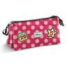 Trousse Triple - Disney Minnie Mouse Class - Rose - Taille Unique