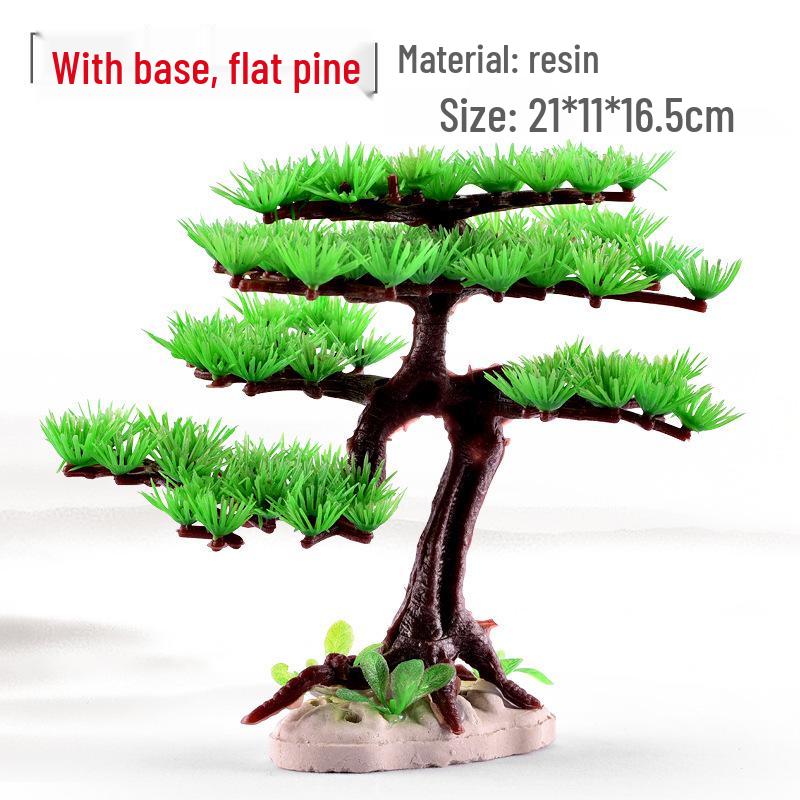 Fish Tank Decoration: Simulated Plants, Water-Absorbing Stones, Micro Landscape Ornaments