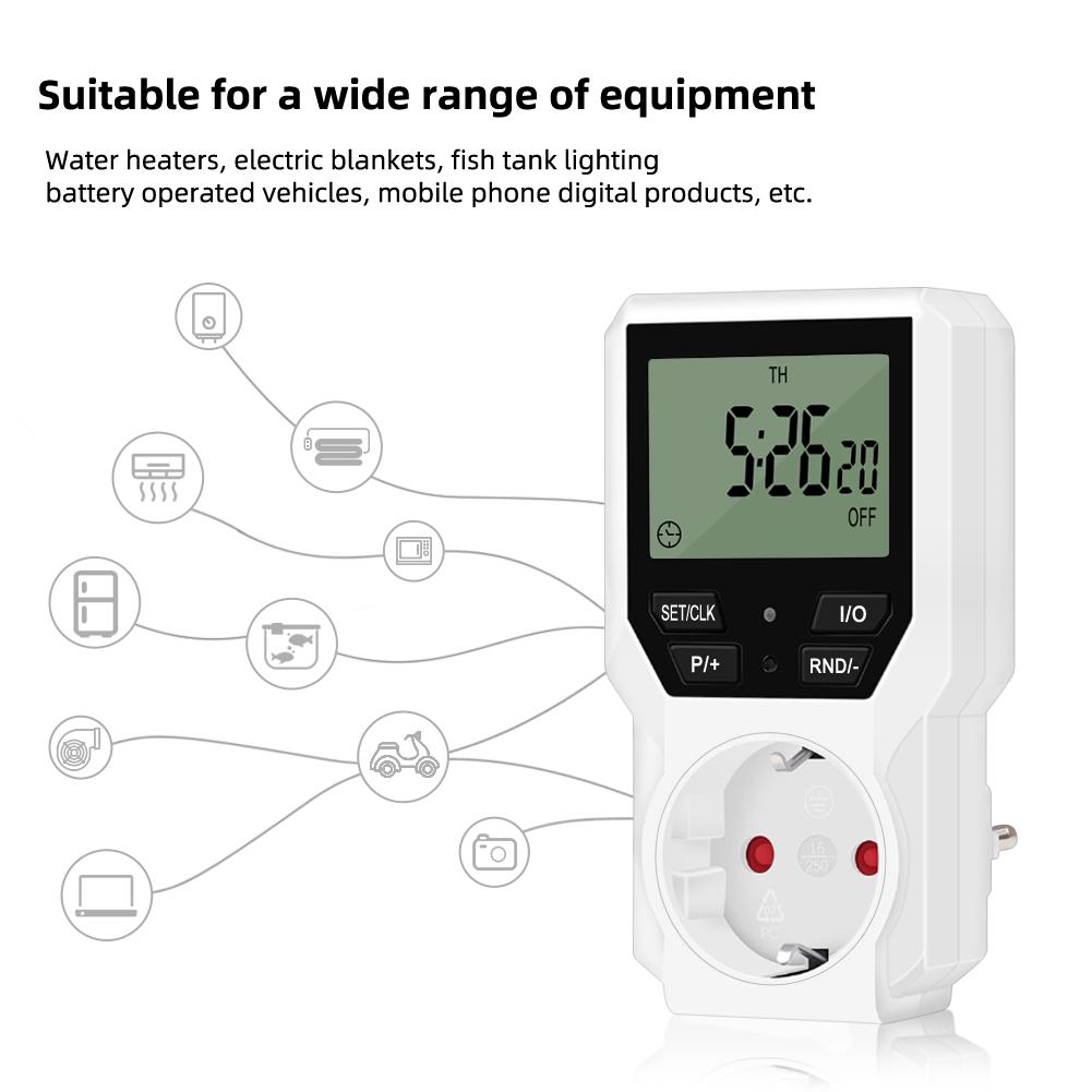 Интеллектуальная розетка синхронизации электроприборов устройство точного управления оставшееся время отображения времени