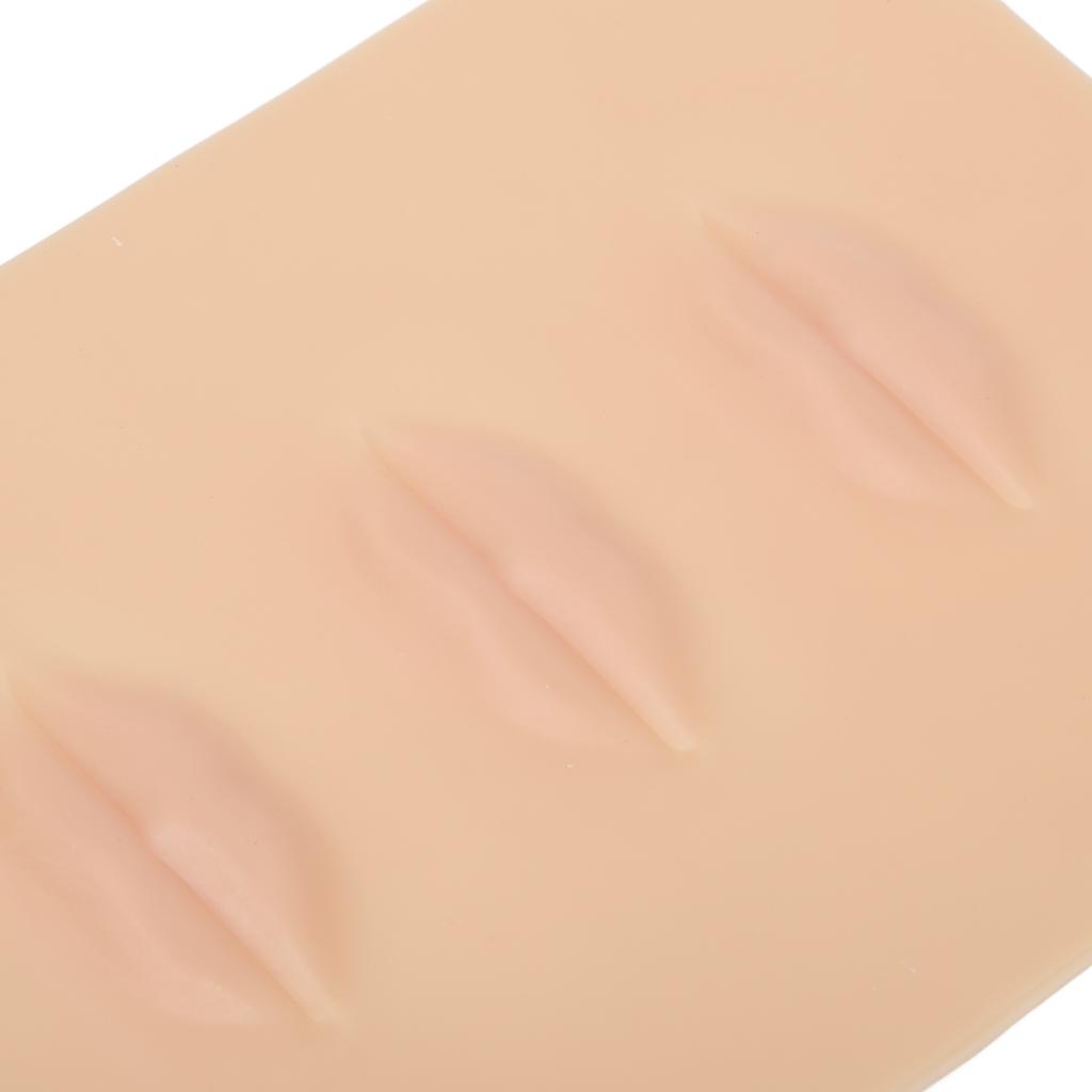 10 шт. 3D кожа для татуажа губ, мягкая силиконовая кожа для макияжа, микроблейдинг, практическая кожа для начинающих художников