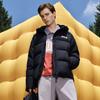 Fila Оригинальная RGB Красочная Модная Простая Ретро Классическая Повседневная Универсальная Удобная Теплая Пуховая Куртка с Капюшоном Унисекс Верхняя одежда F51U549904FBK
