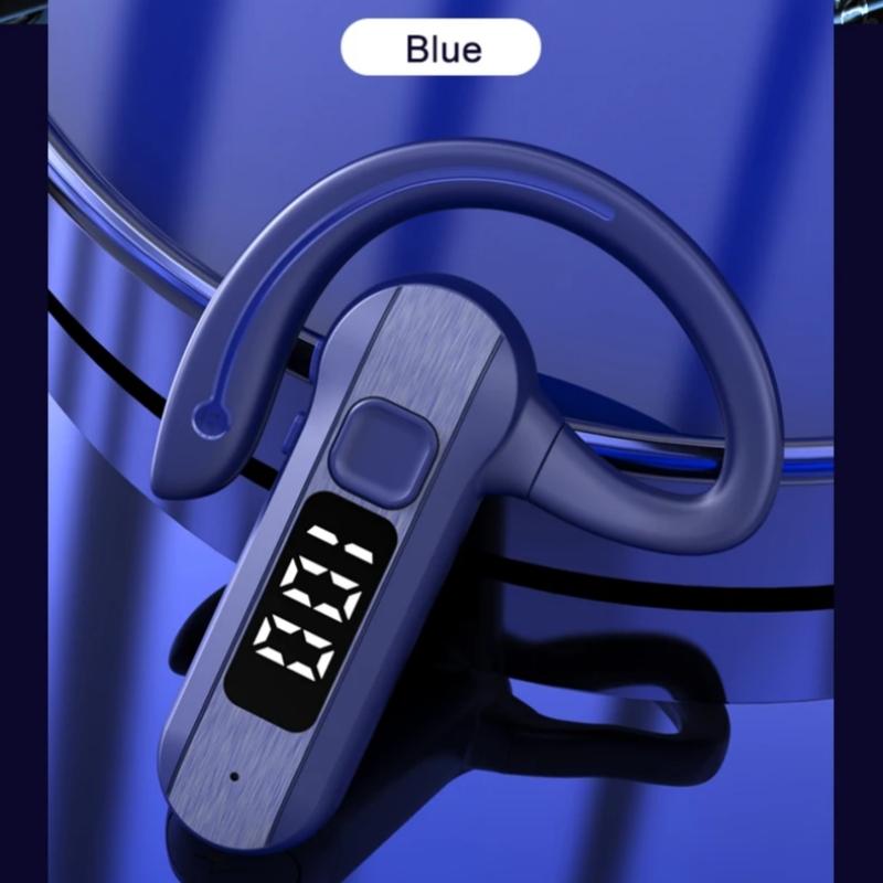 Спортивные наушники Bluetooth 5.2 с костной проводимостью, беспроводная гарнитура с шумоподавлением при беге и микрофоном