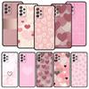 Чехол для телефона с блестками золотого и розового цвета для Samsung A13 A51 A71 A41 A31 A21S A11 A01 A03S A12 A32 A52 A22 A23 A33 A53 A73 5G