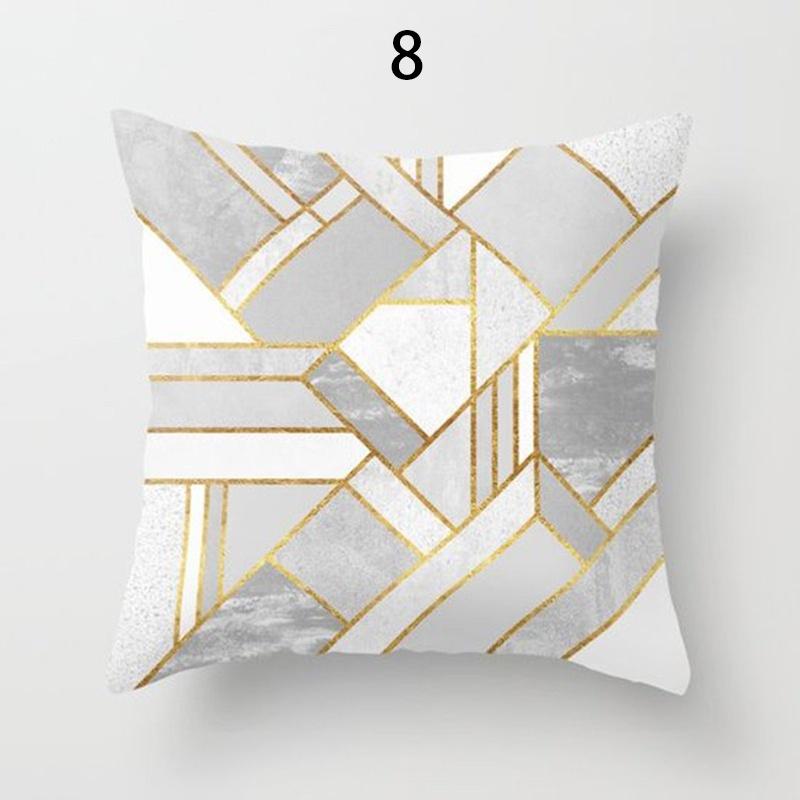 Modern Minimalist Geometric Pattern Pillowcase With Premium Quality Peach Cloth Material