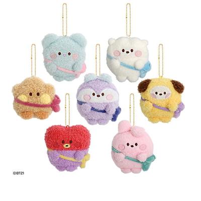 BTS Официальный Minini PONPON Enjoy Мягкий брелок