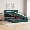 Storage Bed with Mattress Dark Green 160 x 200 cm Velvet
