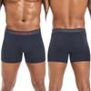 BONITOS 4 шт. боксеры, однотонные сексуальные мужские трусы, хлопковые мужские трусы