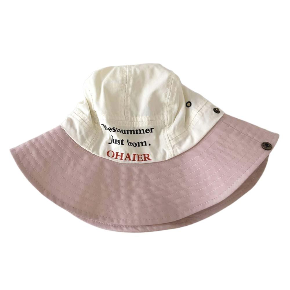 Breathable Summer Kid Sun Hat Comfortable Quick-dry Fisherman Hat Candy Color Bucket Cap Spring