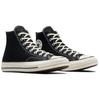 Converse Chuck 70 Comfortable and Versatile High-Top Canvas Sneakers Unisex Black