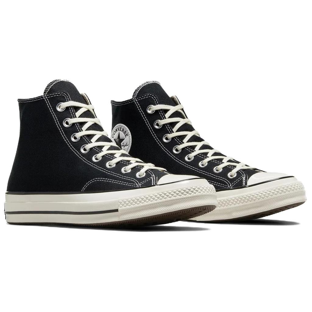 Converse Chuck 70 Comfortable and Versatile High-Top Canvas Sneakers Unisex Black