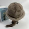 Warm Winter Real Snow Mink Fur Hat with Tail Russian Women Soviet Cap Penguine Hat Luxury Women's Winter Natural Fur Hat 2022