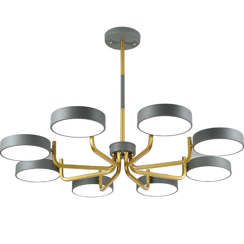 Скандинавский минималистичный домашний светильник для столовой, лампа для гостиной, креативная индивидуальная лампа для спальни, роскошная лампа