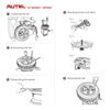 Autel MX Sensor 433 МГц + 315 МГц 2-в-1 Mx-Sensor TPMS Инструмент для ремонта шин Автомобильный аксессуар Для MaxiTPMS TS501 TS508