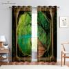 Шторы «Лесной водопад», шторы с изображением природного ландшафта, горный ручей, декор для гостиной и спальни