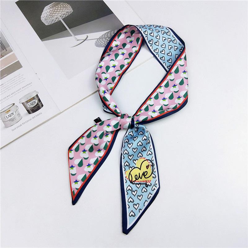 New Scarves Silk Scarves Women'S Spring And Autumn Season Long Decorative Professional Scarves Summer Thin Styles Paired With Shirts Stylish