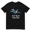 Американский военный самолет истребитель F16 Falcon реактивный футболка