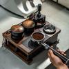 51-58MM Universal Coffee Tamper Station Stand Wooden Coffee Organizer Box for Portafilter Distributor &Puck Screen Coffee Tools