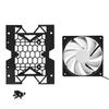 Кронштейн для 5.25-дюймового отсека для оптического привода для 5 SSD с поддержкой интегрированной видеокарты и совместимостью с вентиляторами