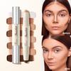 Moisturizing Silky Three-dimensional Contour Stick Natural Matte Duo-color Face Highlight Brighten Nose Shadow Makeup Concealer