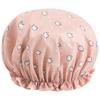 Women Hair Cap Hat Supplies Bathroom Double Layer Shower Waterproof Thick Cover Accessories