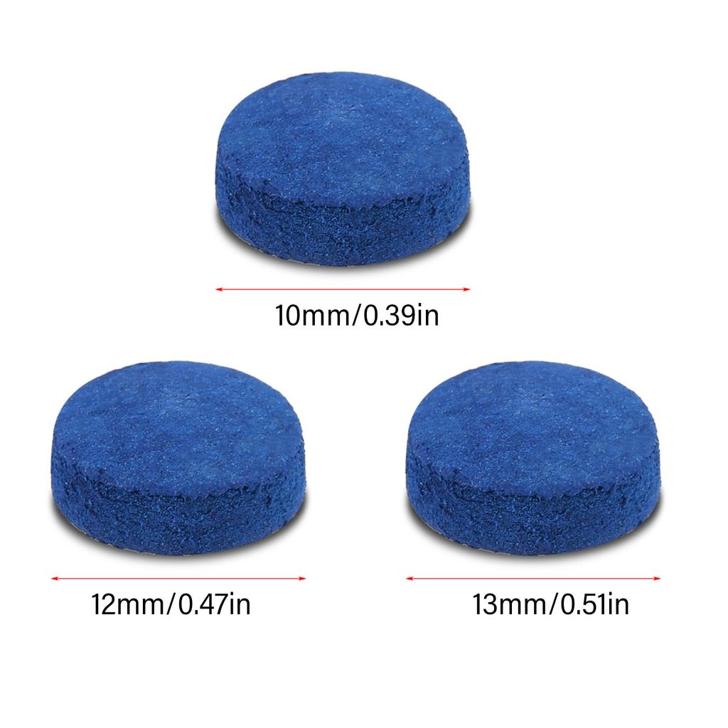 20 шт. насадок для бильярдного кия сменные насадки для кия для пула насадки для бильярдных киев насадки для кия для снукера аксессуары для бильярдного кия