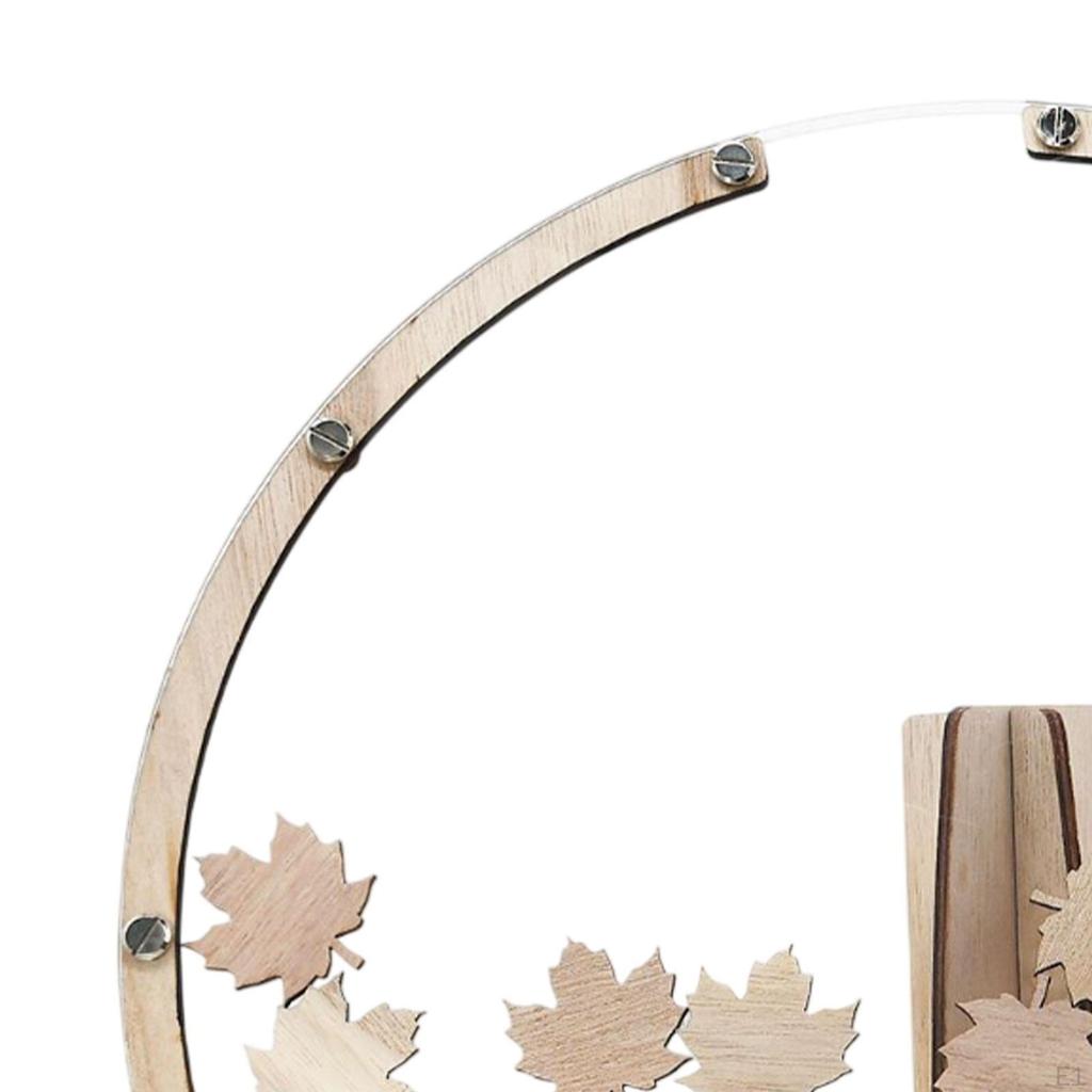 Wedding Guest Book Visitors Sign In Wooden Maple Leaves Rustic Wood Drop Box Frame