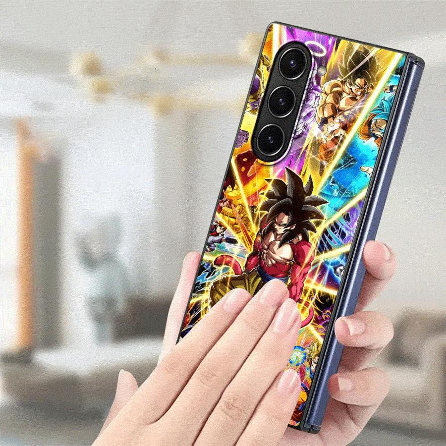 Чехол Dragon Ball Красивый Гоку для Samsung Galaxy ZFold4 Z Fold 7 6 5 4 3 ZFold3 ZFold5 ZFold6 ZFold7 Задняя крышка телефона