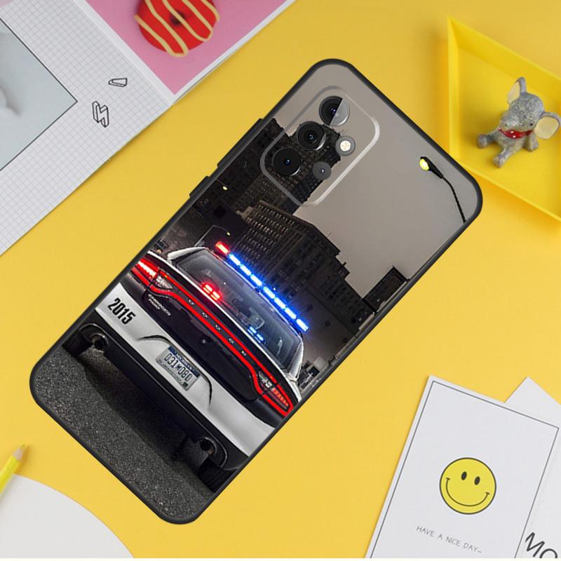 Чехол для полицейской машины для Samsung Galaxy A54 A34 A14 A13 A33 A53 A12 A32 A52 A71 A51 A15 A25 A35 A55