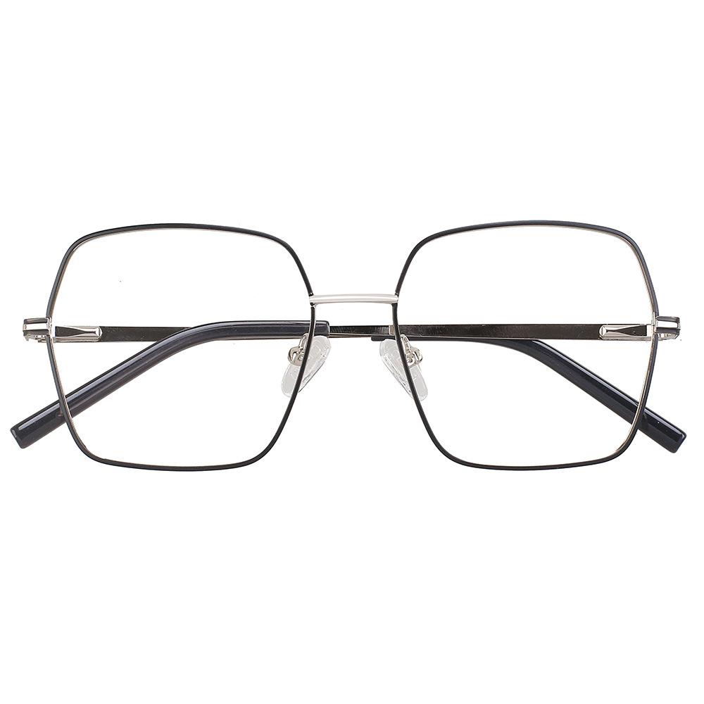 Glasses Frame Simple Metal Glasses Frame Versatile Men'S And Women'S Myopia Glasses Frame Polygonal Frames