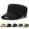 Flat Hat Men's Fishing Shade Breathable Baseball Cap Spring And Autumn Cotton Single Hat Outdoor Casual All-In-One Cap