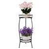 Gardening Flower Planter Indoor Flower Stylish Garden Flower Stand for Perfect for Living Office Rack, Indoor, 2-tier, Stand, Rack, Stand, Rack, Iron,