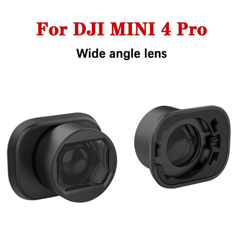 Для DJI Mini 4 Pro Внешний Широкоугольный Фильтр для Объектива Увеличение Диапазона Съемки на 25% Объектив Камеры 0.75x Аксессуары для Дрона C5G5