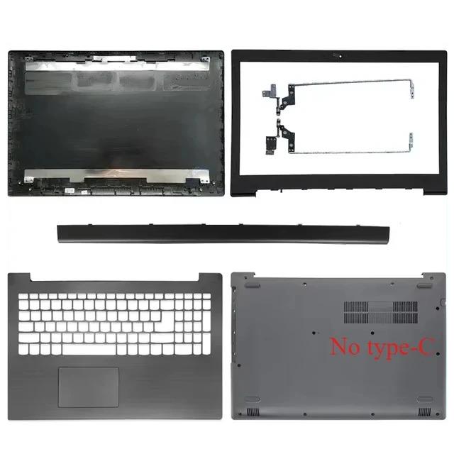 Для IdeaPad 320-15 320-15IKB 320-15ISK 320-15ABR Заменить Крышку Заднюю Крышку LCD Переднюю Рамку Шарниры Палмрест Нижний Корпус Черный