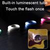 Light Up Guitar Pick 0.58/1.0MM Thickness LED Luminous Beat Pick Ukulele Acoustic Folk Guitar Electric Glowing Plectrum Guitar Accessories Guitarist