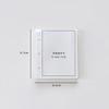 Creative Candy Color Loose-Leaf Fabric Grid Card Book Photo Album  Idol Photo Collection K-Pop Photocards Collect Binder