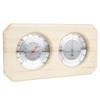 Portable 2in 1 Wood Thermo Hygrometer Thermometer Hygrometer Steam Sauna Room Accessories