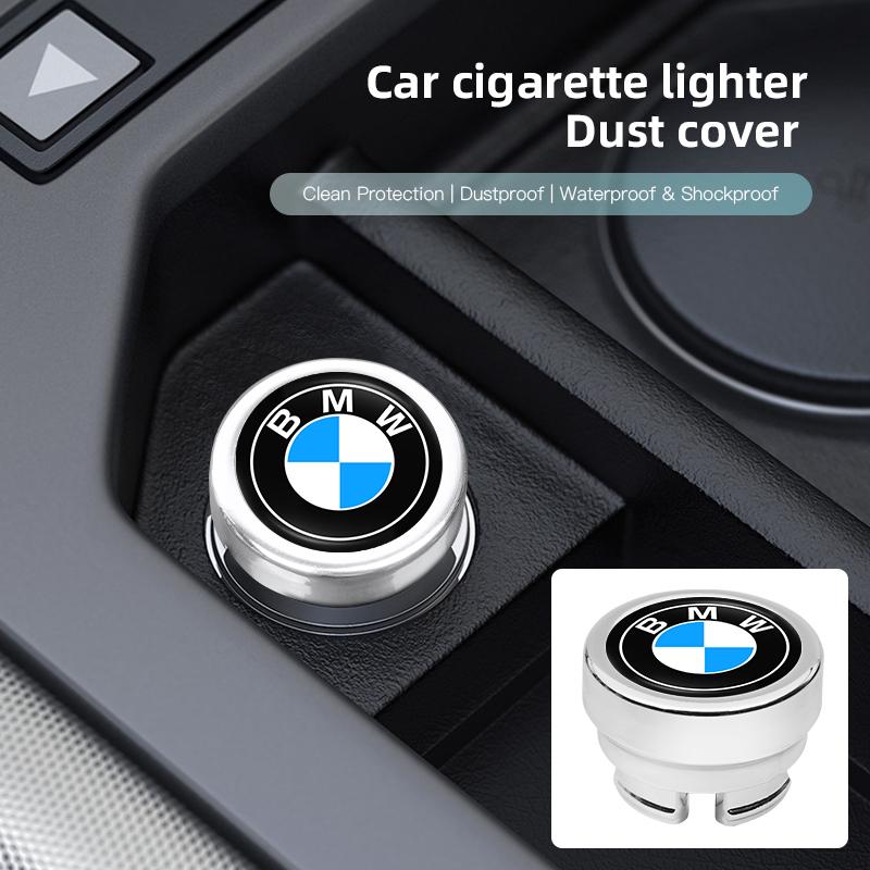 Декоративная крышка прикуривателя для BMW - Пластиковая, пылезащитная, с логотипами