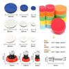 Car Polisher Pad Car Waxing Polish Foam Sponge Kit Buffer Polisher Buffing Wheel Polisher Set