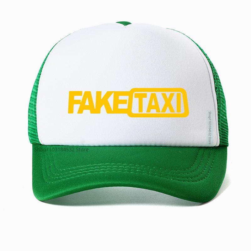 Кепка-бейсболка Fake Taxi Высококачественная Сетчатая Дышащая Летняя Мужская Черная С Принтом Faketaxi Snapback