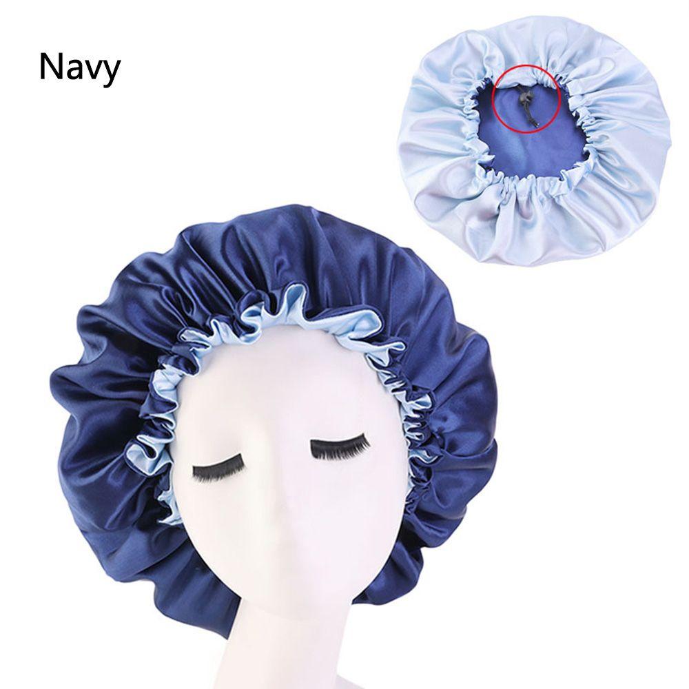 Hair Loss Cover Hair Styling Accessories Night Sleep Hat Chemo Caps Satin Bonnet Head Wrap Hats
